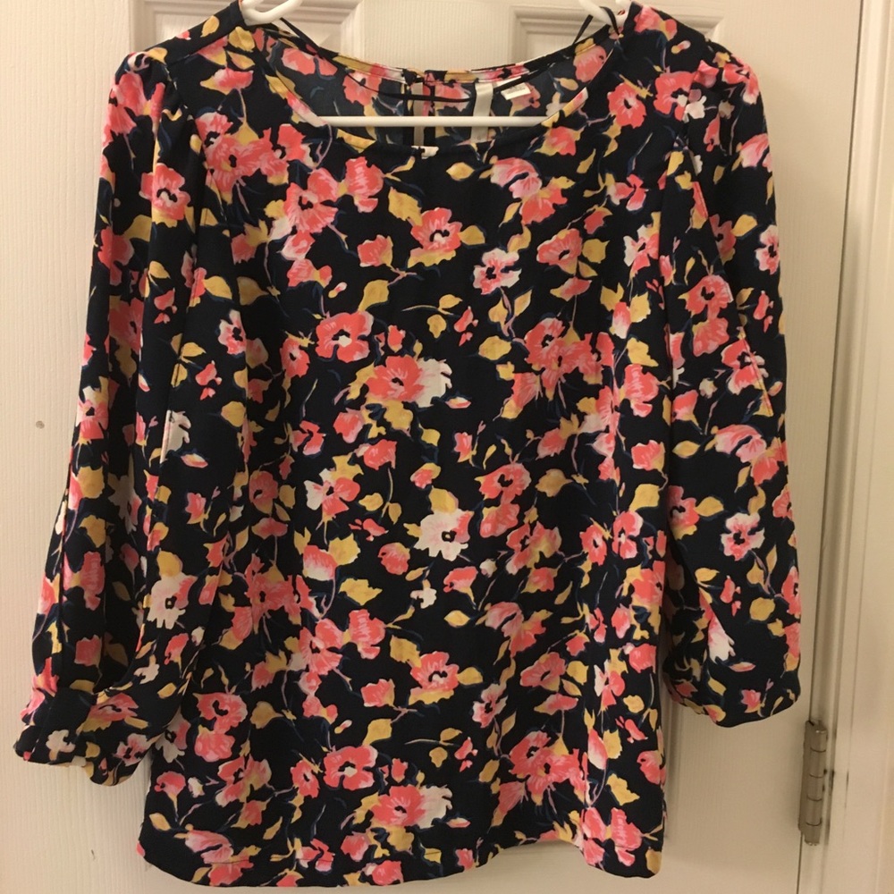 Lauren Conrad  blouse with mid-length sleeves
